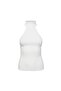 Ribbed Knitwear Blouse - Stand Collar