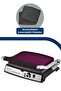 Tostmix Purple Stainless Steel 2000 Watt Granite Removable Plate Toaster and Grill Machine - 6