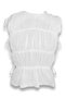 Shirred Blouse - Blouse with Tie-Up Shirring Detail, Bustier - 5