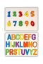 Tt Turktoys Wooden Puzzle Alphabet + Numbers Block Set