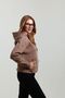 Women's Hooded Kangaroo Pocket Sweat 3 Thread (Soft Puff Fabric) - 5