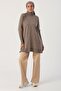 Mink Turtleneck Knitwear Tunic - 2