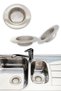 Stainless Metal Set of 2 Round Kitchen Sink Drain Strainer - 11 CM/7 CM 4 PCS - 2