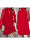 Sandy Mini-Length Women's Dress - Long Sleeve and Tulle Detail - 3