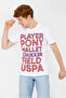 Men's White Crew Neck T-Shirt 50248611 -Vr013 - 2