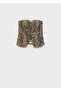 Leopard Patterned Corset Blouse - 3