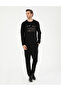 Black 3 Thread Regular Fit Inside Sweatshirt 50298587-Vr046 - 4