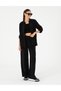 Black Comfort Fit Kupro Fabric Long Sleeve Shirt 50292279-Vr046 - 4