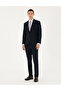 Navy Blue Slim Fit Striped Suit 50292210-Vr033 - 4