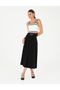 Black A-Line Woven Skirt 50292648 -Vr046 - 3