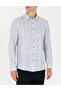 Blue Slim Fit Long Sleeve Shirt 50273552-Vr036 - 6