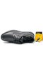 Forex 4011 Dr.Tavsiyeli Genuine Leather Men's Casual Shoes BLACK - 4