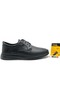 Forex 4011 Dr.Tavsiyeli Genuine Leather Men's Casual Shoes BLACK - 2