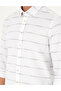 Beige Slim Fit Long Sleeve Shirt 50296902-Vr011 - 7