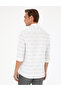 Beige Slim Fit Long Sleeve Shirt 50296902-Vr011 - 5