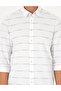Beige Slim Fit Long Sleeve Shirt 50296902-Vr011 - 6