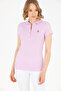 Women's Light Pink Basic Polo Neck T-Shirt 50262675-Vr211 - 2
