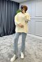 Half Turtleneck Knitwear Sweater Beige - 2