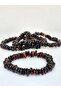 Drop Amber Black Color Men's Bracelet 22 cm Certified