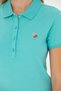 Women's Mint Polo Neck T-Shirt 50262715-Vr090 - 7