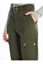 Women's Cargo Pants with Belt Waistband - 3