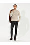 Sand Melange Slim Fit Half Turtleneck Knitwear Sweater 50258797-Vr123 - 2