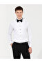 White Ex. Slim Fit Tuxedo Shirt 50258977-Vr013