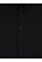 Black Slim Fit Long Sleeve Classic Shirt 50258981-Vr046 - 6