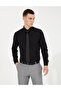 Black Slim Fit Long Sleeve Classic Shirt 50258981-Vr046 - 3