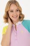 Women's Magnolia Polo Neck T-Shirt 50262940 -Vr211 - 2