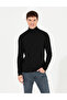 Black Slim Fit Turtleneck Sweater 50259851-Vr046 - 3
