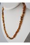 Drop Amber Fossil Adult Necklace 52 cm Certified - 3