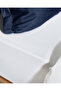 Jeanne King Size Border Satin Duvet Cover Set - Navy/White - 4
