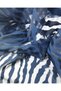 Organza Burnout Tulle Black with Navy Blue Color over Black Width: 140 cm - 3