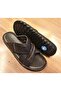 5226ba Men's Daily Large Size Genuine Leather Ultra Comfort Slippers - 3
