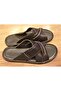 5226ba Men's Daily Large Size Genuine Leather Ultra Comfort Slippers - 2