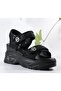 24Y413-2 Women's High-Heeled Premium Sandals with Stone-Embellished Sole - 5