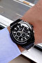 Original Men's Wristwatch 3 Atm Waterproof Black Color Steel Band Dke2123C7 - 2