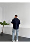 Navy Blue Two Thread Basic T-Shirt By-1208/363 - 3