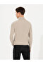 Sand Melange Slim Fit Turtleneck Sweater 50259851-Vr123 - 5