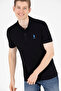 Men's Black Basic Polo Neck T-Shirt 50262969 -Vr046 - 3