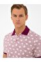 Plum Slim Fit Patterned Polo Neck T-Shirt 50232421-Vr074 - 2