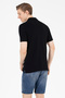 Men's Black Basic Polo Neck T-Shirt 50262969 -Vr046 - 5