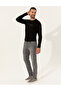 Black Slim Fit Crew Neck Sweater 50241443-Vr046 - 4