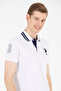 Men's White Basic Polo Neck T-Shirt 50263001 -Vr013 - 4
