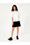 Black High Waist Fabric Shorts 50252130-Vr046 - 3