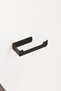 Lifetime Stainless Steel - Matte Black Adhesive Toilet Paper Hanger, WC Paper Hanger - 4
