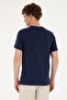 Men's Navy Blue T-Shirt 50263282-Vr033 - 5