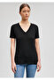 Lux Touch Black Slim Fit Modal T-shirt -1600956-900 - 3