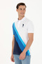 Men's Navy Blue Polo Neck T-Shirt 50263398-Vr033 - 3